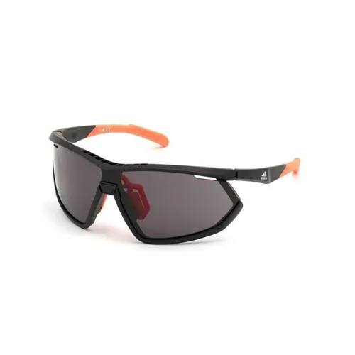 Adidas Sport Sonnenbrillen SP0002 02A MATTE BLACK - Sportbrillen mit Antibeschlag-Funktion, flexibel und ideal für aktive Frauen. 4-fach verstellbare Nasenstege und rutschfeste Materialeinsätze sorgen für perfekten Sitz.