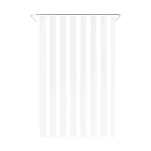 Loti Living Duschvorhang PEVA, transparent, 120 x 200 cm, wasserdicht und schimmelabwehrend, mit Ösen