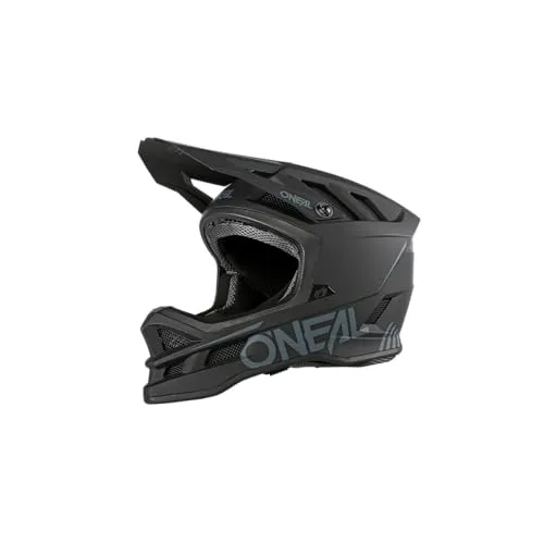 O'NEAL | Mountainbike-Helm | MTB Downhill | Dri-Lex® Innenfutter, Ventilationsöffnungen für Luftstrom & Kühlung, ABS Außenschale | Blade POLYACRYLITE Helmet SOLID | Erwachsene | Schwarz | Größe M