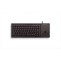 CHERRY TAS G84-5400LUMEU-2 Trackball Tastatur - Ergonomische USB-Tastatur mit integriertem Trackball für präzise Steuerung, ideal für Büro und Home Office.