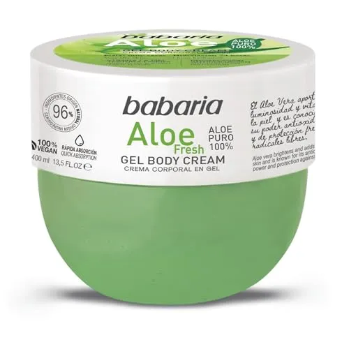Babaria Crema Corporal en Gel Aloe Vera puro 100% 400ml