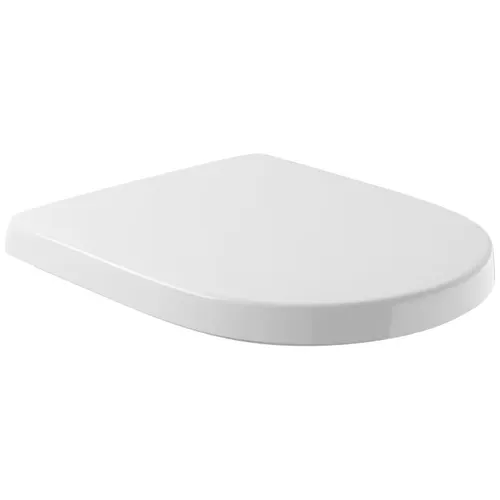 Villeroy & Boch WC-Sitz ViCare 9M396101 - Hochwertiger WC-Sitz in elegantem Weiß mit langlebigen Edelstahlscharniere, ideal für modernes Badezimmerdesign.