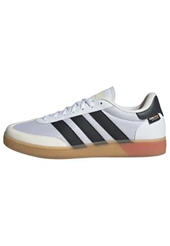 adidas Unisex Spezial-Trainingsschuhe Cloud White/Core Black/Lucid Red 46 2/3 - Bequeme Trainingsschuhe mit weiten Passform und robustem Obermaterial aus Textil und Leder für optimalen Komfort im Alltag.