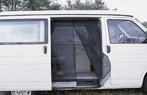 Moskitonetz für VW T4 bis Bj. 03, Schiebetür von Reimo