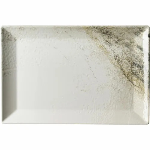 Ritzenhoff & Breker Arezzo Platte flach Servierplatte Teller Creme 30 x 20cm