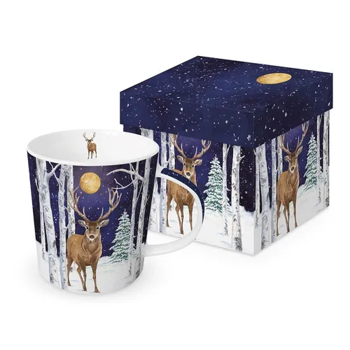 ppd  - Trend Tasse - Winter Stag Trend Mug GB - Wintertasse, Hirsch, 360302769