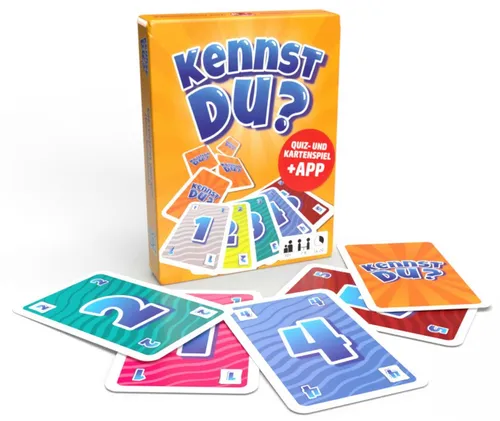 KennstDu? Spiel mit App für iOS und Android, KennstDu - Die interaktiven Kartenspiele mit Buchstaben-, Quiz- und Zahlenspaß, Made in Germany
