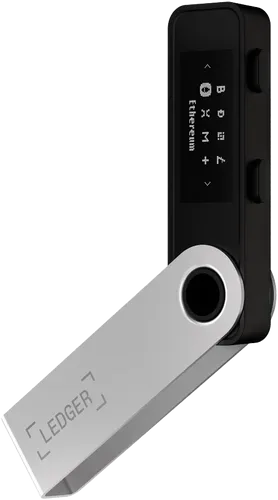 Ledger Nano S Plus Mattschwarz - Kompakte Hardware Wallet für 5.500 digitale Assets, sicherer Chip und benutzerfreundliches Display für Krypto-Management