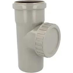 Ht Reinigungsrohr Ø 90 Mit Schraubdeckel Und Einseitiger Steckmuffe