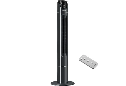tectake Turmventilator - Eleganter Turmventilator für eine angenehme Luftzirkulation. Ideal für heiße Tage, kompakt und leise im Betrieb.