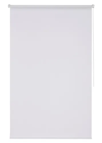 K-home Klemmfix-Minirollo, Weiß 100x200 cm - Seitenzug- & Springrollos mit Lichtschutz, 100% pflegeleichtem Polyester und flexibler Zugkette für individuelle Montageoptionen.