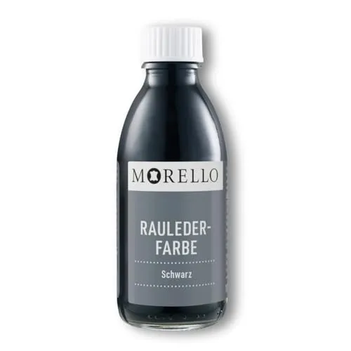 Morello Raulederfarbe Schwarz 100 ml – Lederfarbe für Wildleder