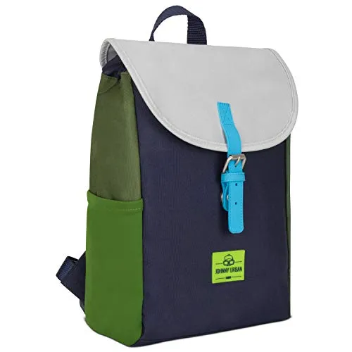 Johnny Urban Kinderrucksack Liam Junior - Stylischer Schulranzen für Kinder ab 3 Jahren, aus recyceltem, wasserabweisendem Material mit ergonomischer Polsterung für höchsten Tragekomfort.