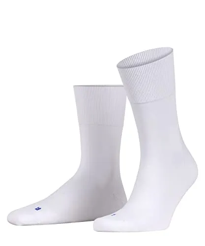 FALKE Unisex Socken Run U So Baumwolle Funktionsmaterial einfarbig 1 Paar, Weiß White 2000, 35-36