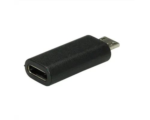 VALUE USB 2.0 Adapter, MicroB - Typ C, ST/BU Computer-Adapter USB 2.0 Typ Micro B Männlich (Stecker) zu USB Typ C (USB-C) Weiblich (Buchse)