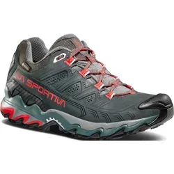 La Sportiva Ultra Raptor II Leather Wide Woman GTX - Optimaler Damen Wanderschuh für jedes Terrain - Damen Wanderschuhe, perfekt für lange Bergwanderungen, atmungsaktiv und wasserdicht dank GORE-TEX, ausgestattet mit Impact Brake System für besten Komfort.