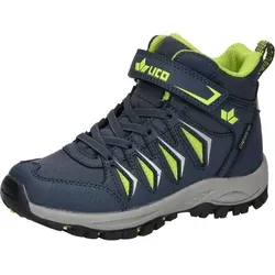 Lico Sines VS Jungen Klettschuh in Blau, Größe 28 - Wanderschuhe für aktive Kinder, mit strapazierfähigem Nylon, atmungsaktiver Comfortex-Klimamembrane und flexibler TPR-Laufsohle für besten Halt und Komfort bei jedem Abenteuer.