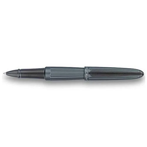 DIPLOMAT Tintenroller Aero Grau - Elegant und Langlebig - Füller mit korrosionsbeständigem Aluminiumkörper und 5 Jahren Garantie. Genießen Sie ein angenehmes Schreibgefühl mit EasyFlow-Tinte in einer stilvollen Metallbox.