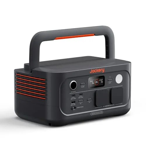Jackery Explorer 500 V2 Tragbare Powerstation, 512Wh Solargenerator 230V/500W (Spitze 1000W) mit Schnellladung, LiFePO4 Akku 6000 Zyklen, Solargenerator für Camping, Wohnmobil, Notfälle, Reisen
