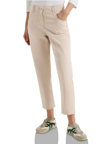 Cecil Slim Leg Hose Grain Beige 36 - Stylische Slim Leg Hose im Washed-Look für einen lässigen Casual Fit. Ideal für vielseitige Kombinationsmöglichkeiten und bequem im Alltag.