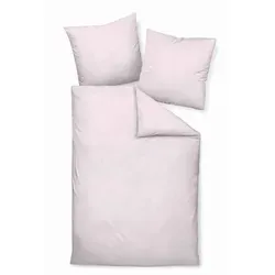 Janine Bettwäsche Piano, Rosa, 200x200 cm - Bettwäsche aus pflegeleichtem Seersucker-Gewebe, atmungsaktiv und hautfreundlich – für erholsamen Schlaf und ein angenehmes Raumklima. Schadstoffgeprüft und Oeko-Tex® zertifiziert.