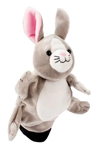 Handpuppe Hase Plüschhandpuppe Plüschhase Hasehandpuppe Hasenpuppe Kasperle neu