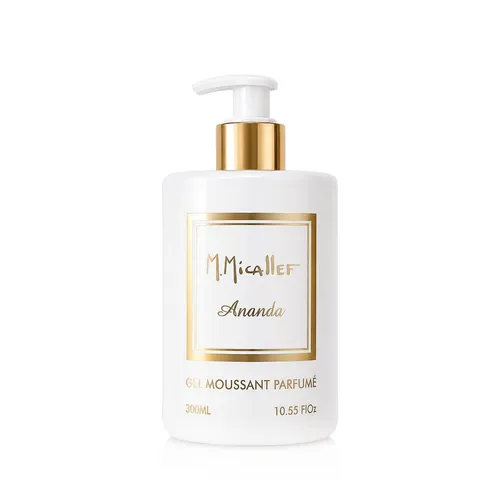 M.Micallef Ananda Gel Moussant Parfumé 300 ml - Tiergesundheit: Sanftes, parfumiertes Duschgel für Haustiere mit beruhigenden Inhaltsstoffen für eine optimale Hautpflege.