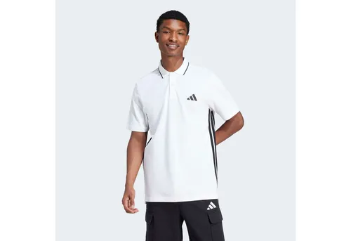 ADIDAS SPORTSWEAR M 3S PQ PS Poloshirt - Herren-Shirt aus 100% Baumwolle, sportlich und bequem, ideal für Laufen und Freizeit, mit 3-Streifen Design und umweltfreundlichen Materialien.