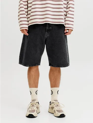JACK & JONES Male Jeans-Shorts Baggy Fit - Bequeme Baggy Fit Jeans-Shorts aus hochwertiger Baumwollmischung, ideal für lässige Sommerlooks. Nachhaltig gefertigt mit recycelten Materialien, perfekt für den Alltag.