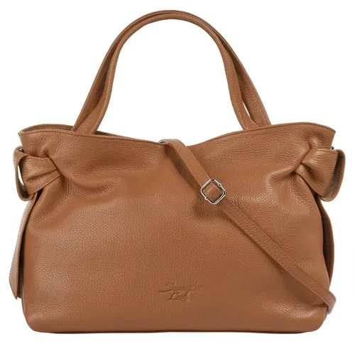 Samantha Look Handtasche Echt Leder Damen | Stilvolle Leder Tasche aus Italien mit Smartphonefach - Damen-Henkeltaschen aus 100 % italienischem Rindleder, mit durchdachter Organisation und vielseitigen Tragemöglichkeiten für maximalen Komfort.