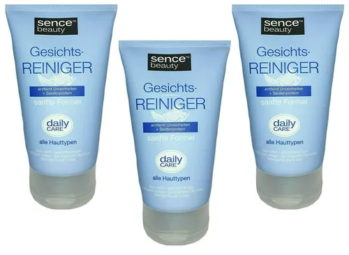 3x Sence beauty Gesichtsreinigung Sanft Formel,alle Hauttypen,150ml NEU