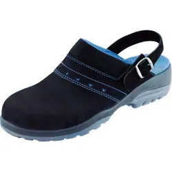 Damen-Sicherheitsclog GX 390 black - Größe 43 - Arbeits- & Schutzkleidung: Bequeme Clogs mit Stahlkappe und 3D-Dämpfungssystem für optimalen Komfort und Sicherheit bei der Arbeit.