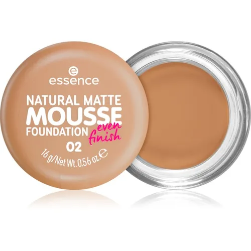 essence NATURAL MATTE MOUSSE Schaum-Make-up Farbton 02 16 g