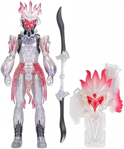 Power Rangers Dino Fury Void King Actionfigur, 15,2 cm, inspiriert von der TV-Show mit Dino Fury Schlüssel und Waffenzubehör für Kinder ab 4 Jahren