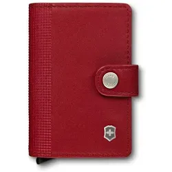 Victorinox Altius Secrid Leather Card Wallet - Victorinox Red - Portemonnaies mit RFID-Schutz und patentiertem Schnellzugriffsmechanismus für bis zu acht Karten. Ideal für sichere und reibungslose Transaktionen.