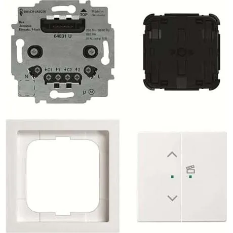 Busch-Jaeger 62731/UJ-84-WL: Intelligente Haussteuerung - Smart Home (Haussteuerungen) mit vielseitigen Steuerungsmöglichkeiten für Licht und Geräte, ideal für moderne Wohnkonzepte.