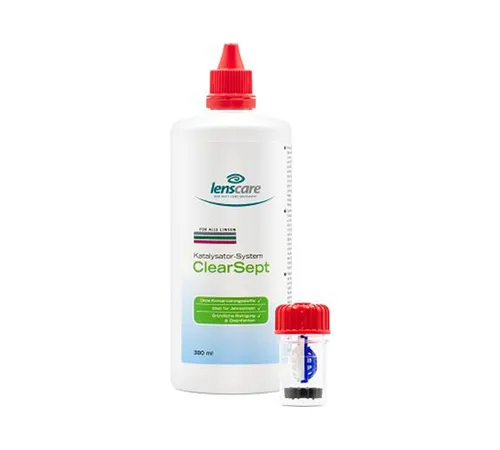 Small Supplier Contact Lenses Lenscare® Clearsept System Boxed 380ml 8057149551520