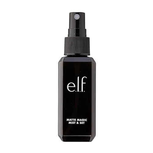 e.l.f. Matte Magic Mist & Set, leicht, langanhaltend, mattierend, kontrolliert den Glanz, erfrischt, spendet Feuchtigkeit, hält den ganzen Tag lang, Vegan & tierversuchsfrei