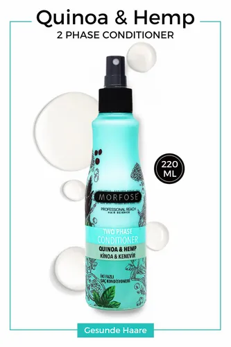 Morfose Quinoa & Hemp 2-Phasen Conditioner 220ml • Leave-In • Feuchtigkeit Glanz