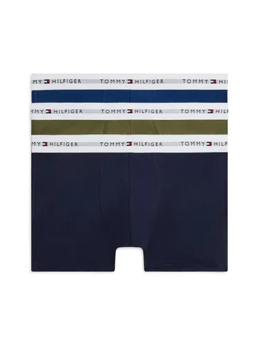 Tommy Hilfiger Herren Trunk 3er-Pack, Blau, XL - Hochwertige Unterwäsche von Tommy Hilfiger im 3er-Pack. Bequeme Passform und stilvolles Design für den täglichen Komfort.