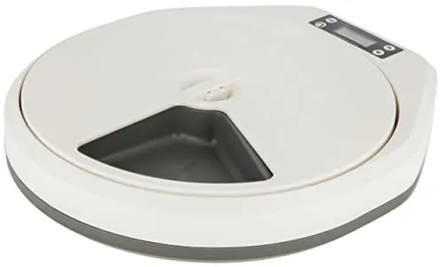 Kerbl Pet Futterautomat für Hunde und Katzen - Automatisierter Futterspender mit Zeitschaltuhr, 5 Mahlzeiten à 240ml, ideal für flexibles Füttern und einfache Handhabung