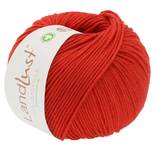 LANA GROSSA Landlust Baumwolle - GOTS-zertifiziertes Bio-Baumwollgarn, 100% nachhaltig und ideal für kreative Strickprojekte