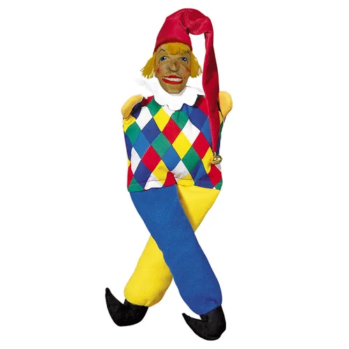 Handpuppe Kasperlepuppe Kasperl mit Beinen 45cm 30100 Kersa Micha geschnitzter H