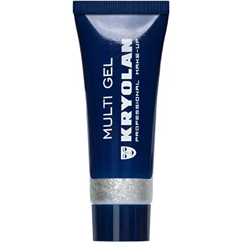 Kryolan Multi Glitter Gel grob, 10ml Pearl White von Kryolan