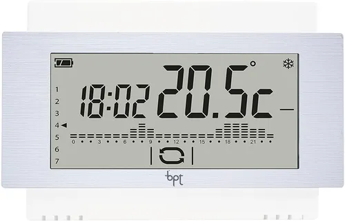Weißer Touch Wandthermostat TA/500 WH 230V