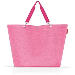 reisenthel shopper XL Einkaufstasche - Strandtasche Twist Pink 35 L - Einkaufstasche mit großzügigem 35 L Volumen, ideal für Strandbesuche und Einkaufstouren, aus strapazierfähigem Polyester gefertigt.