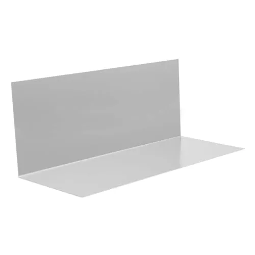 INEFA Dachrinne Winkelblech Aluminium 200cm - Made in Germany - Dachrinnen Winkelblech ohne Wasserfalz aus robustem Aluminium, 0,8 mm, für sicheren Schutz und optimale Wasserableitung bei Flachdächern. Qualität und Stabilität vom deutschen Hersteller.