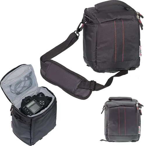 Navitech Black DSLR SLR Camera Bag For SPYMINNPOO Digital Instant Camera