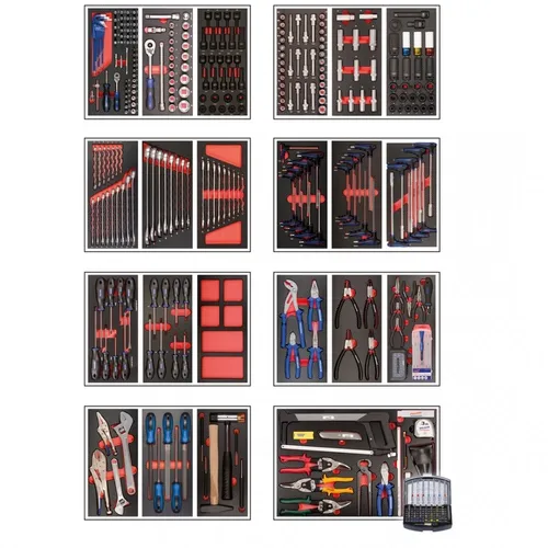 Projahn Bestückung für 8 Schubfächer 379-tlg. – Werkzeugset