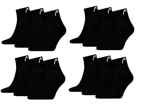 Head Sportsocken Head Quarter Socken Sport im 12-er Pack (12-Paar, 12-er Pack) schwarz 39-42
